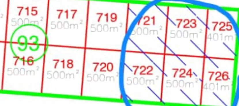 VENTE DE TERRAINS 500 & 600 M2 à Mohamé sur la NVELLE autoroute Assinie