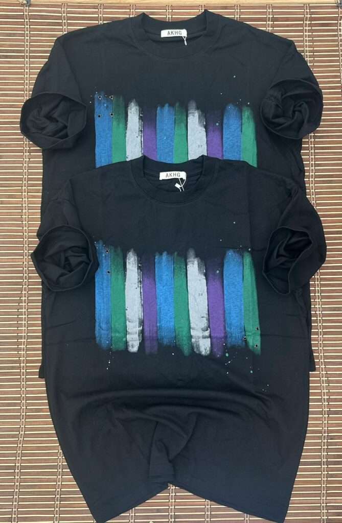 Les tee-shirts 100% coton et bien lourds