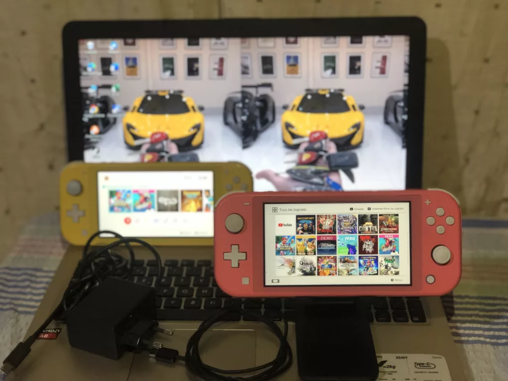 Nintendo switch lite Avec 24 jeux livraison gratuite