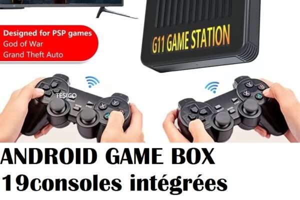 ANDROID GAME BOX 19 CONSOLES DE JEUX INTEGRES