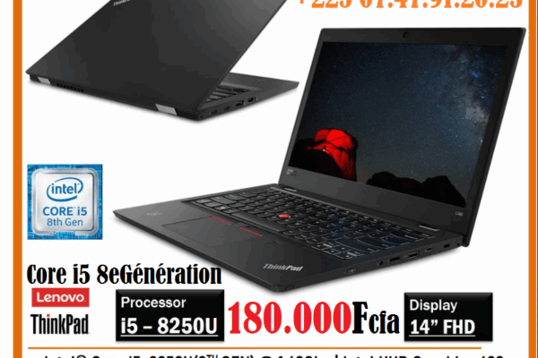 LENOVO THINKPAD PRO CORE i5 RAM 8GIGA